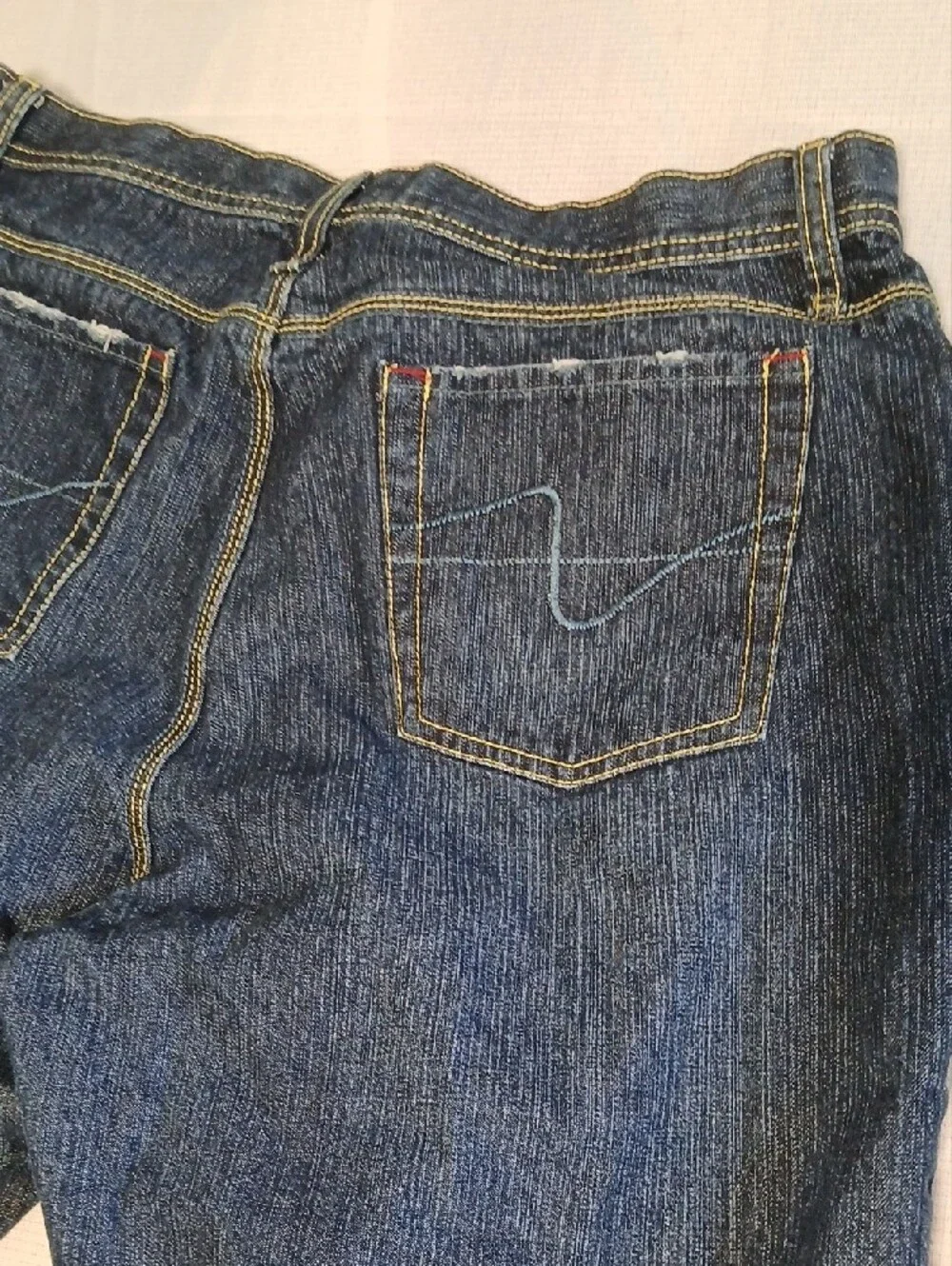 Zena Men's Straight Denim Jeans in Dark Blue